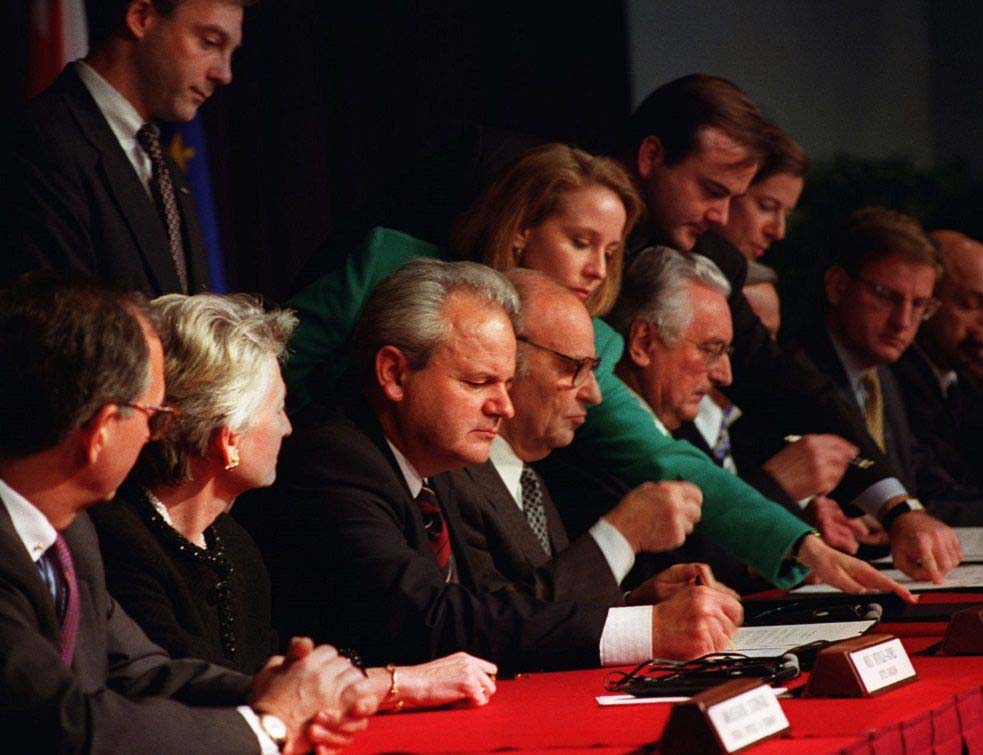 Dejtonski sporazum, Slobodan Milosevic, Alija, Tudjman, VIKI